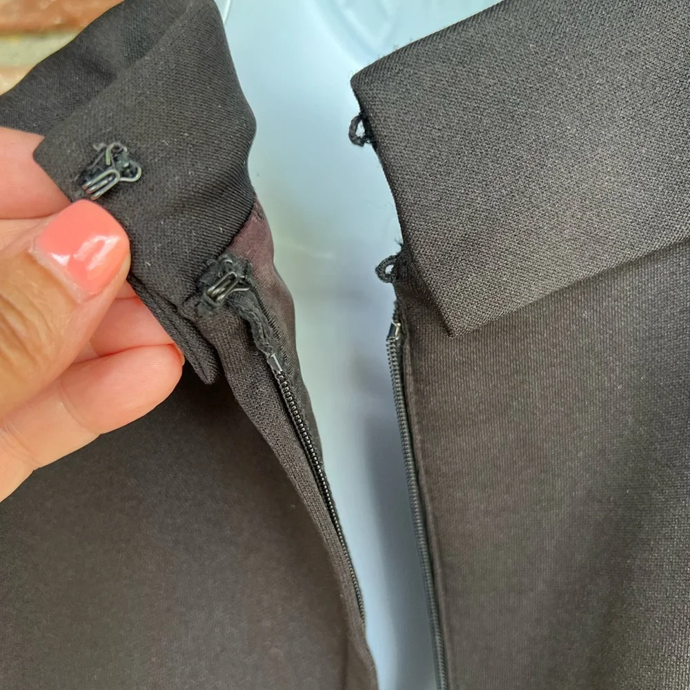 Vintage black and orange formal maxi dress size Mediuim - Picture 8 of 9